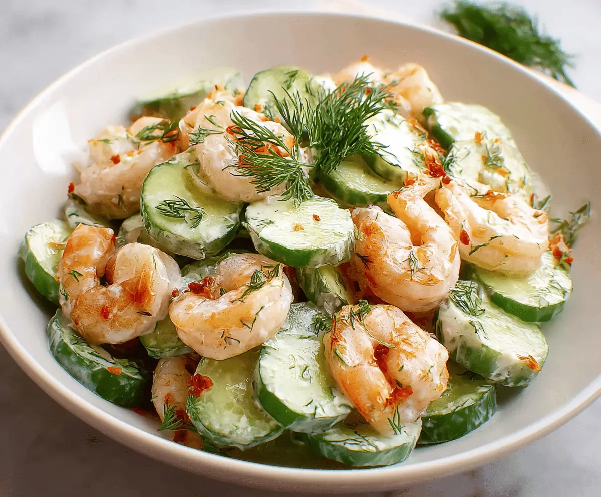 Refreshing Cucumber Shrimp Salad Recipe