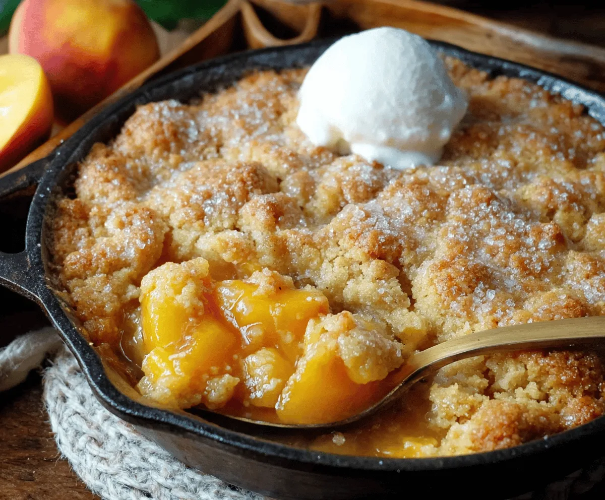 Easy Southern Peach Cobbler Recipe