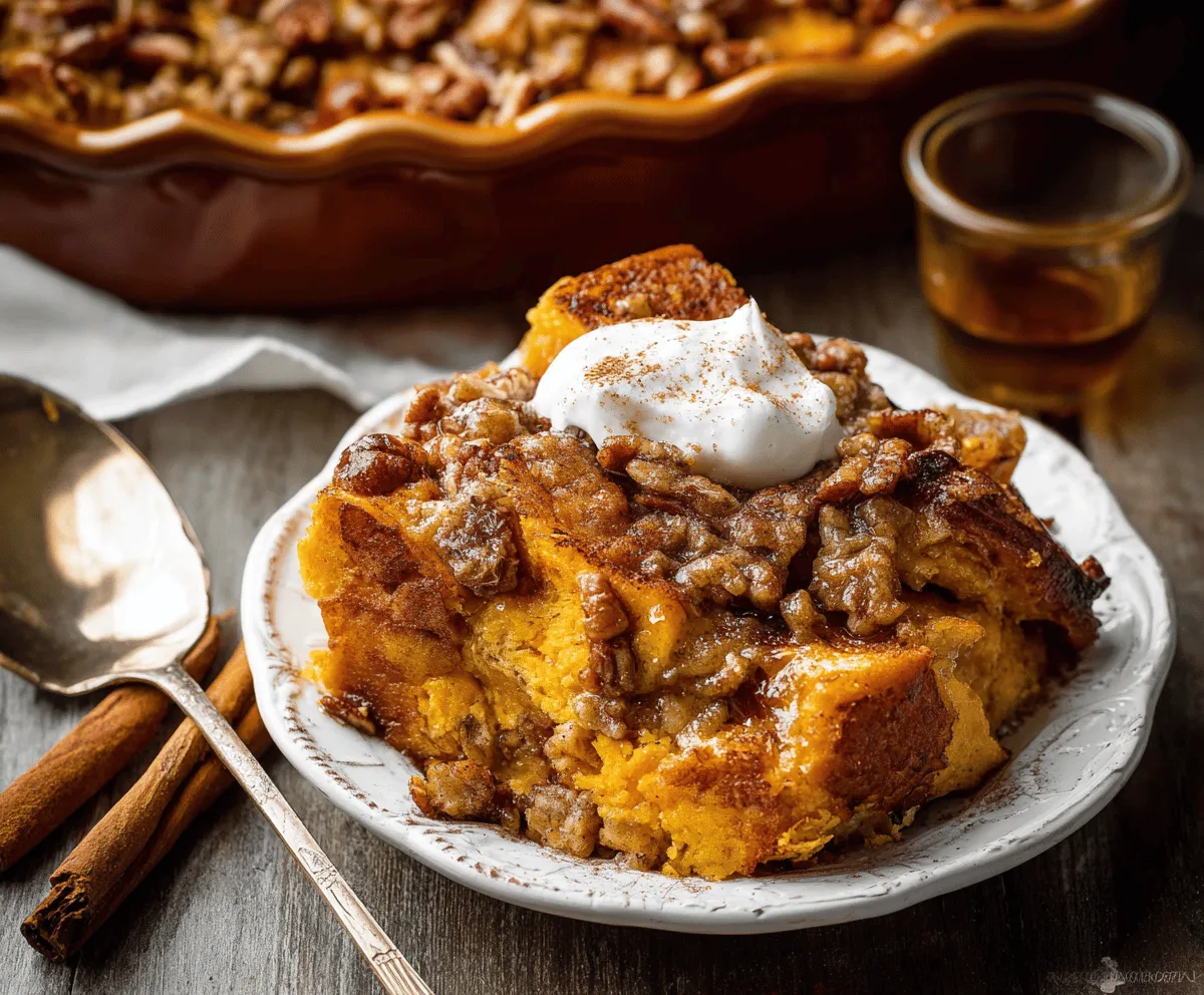 Easy Pumpkin Spice French Toast Casserole