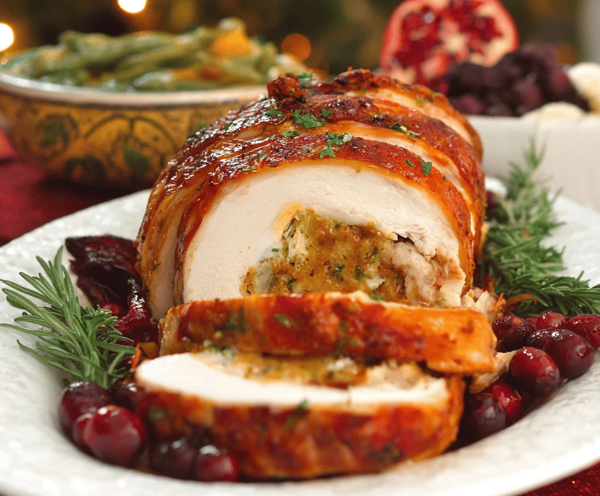 Easy Christmas Stuffed Turkey Recipe