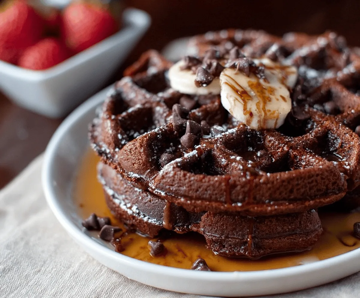 Easy Brownie Waffle Recipe