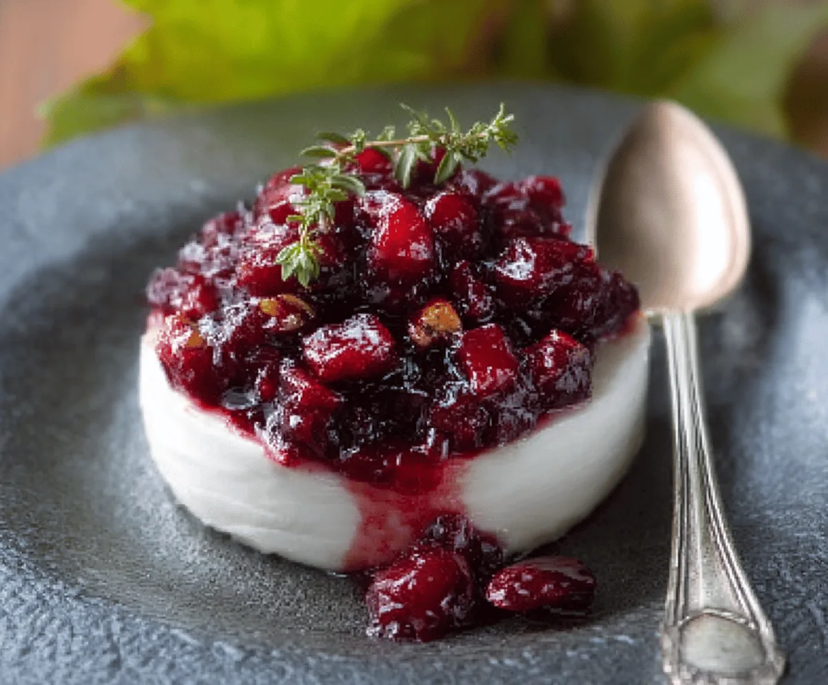 Easy Cranberry Apple Chutney