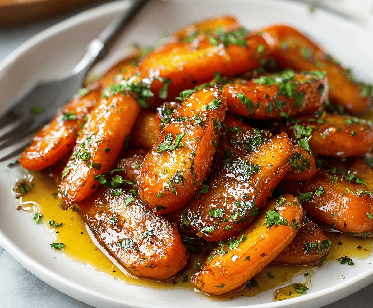 Honey Garlic Butter Carrots