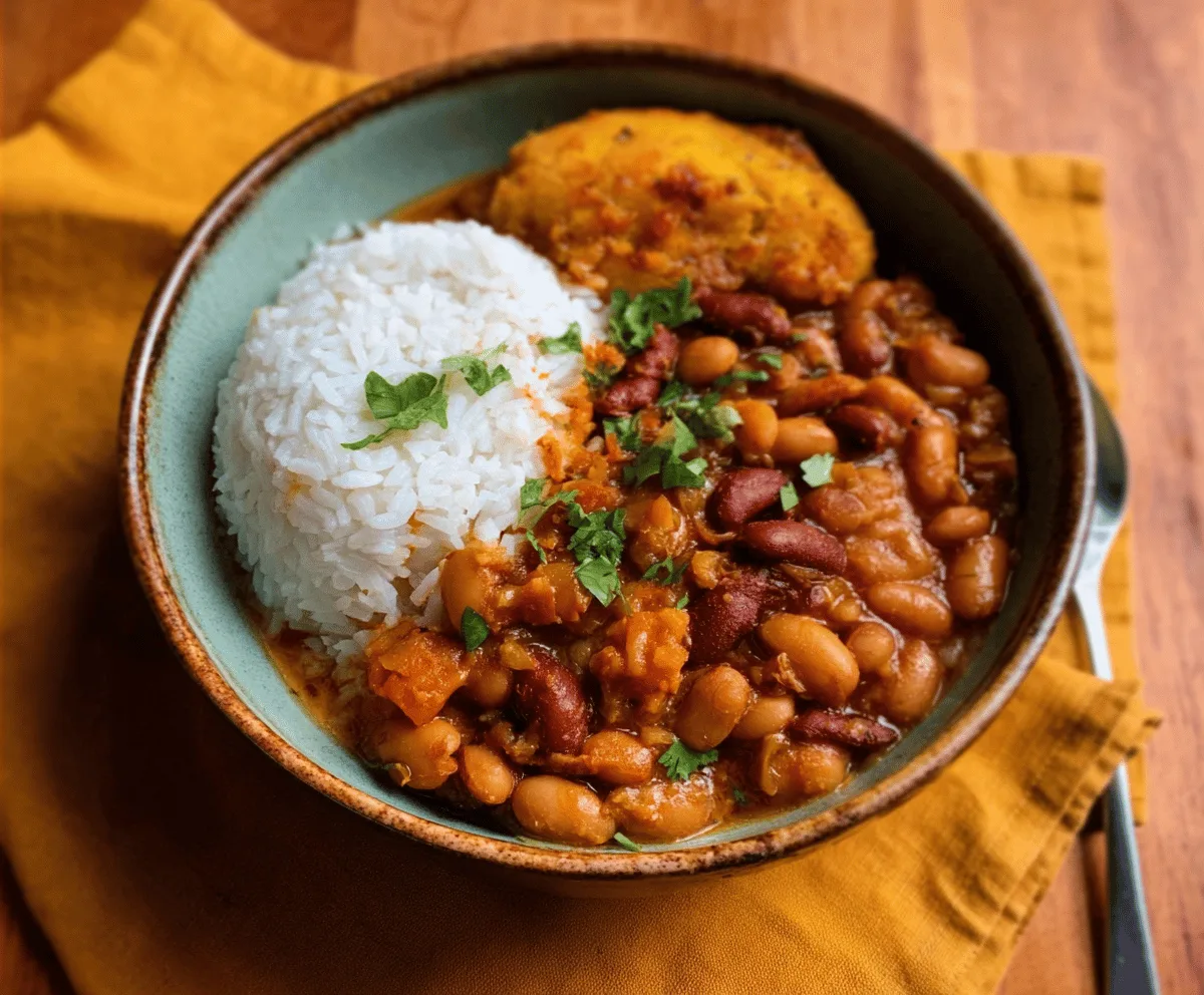 Easy Puerto Rican Style Beans Recipe