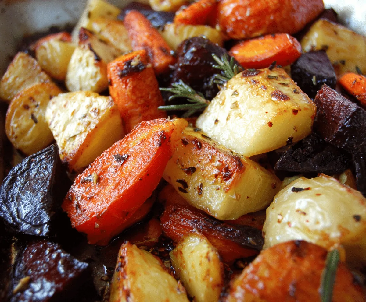 Easy Roasted Root Vegetables