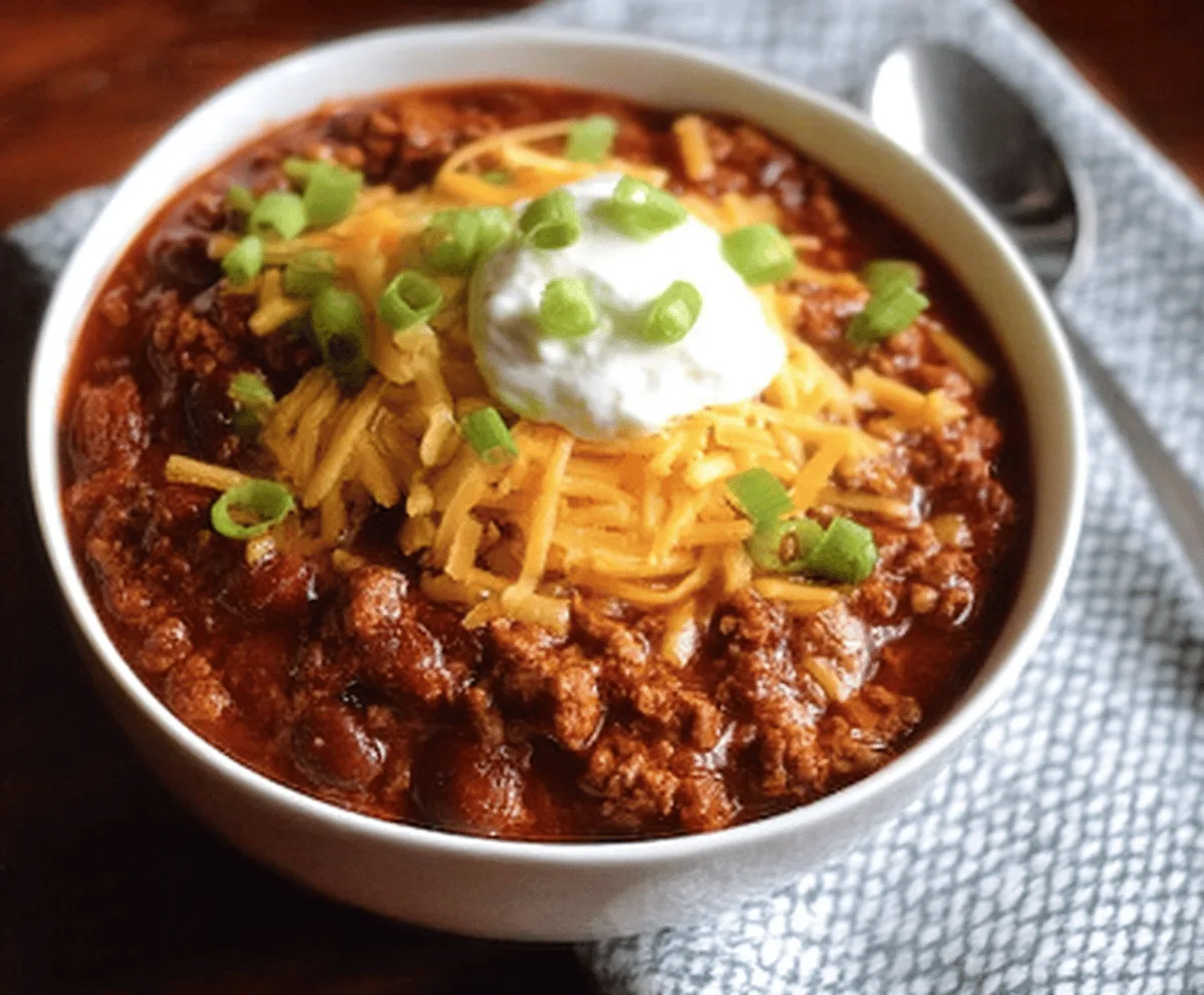 Easy Slow Cooker Chili Recipe