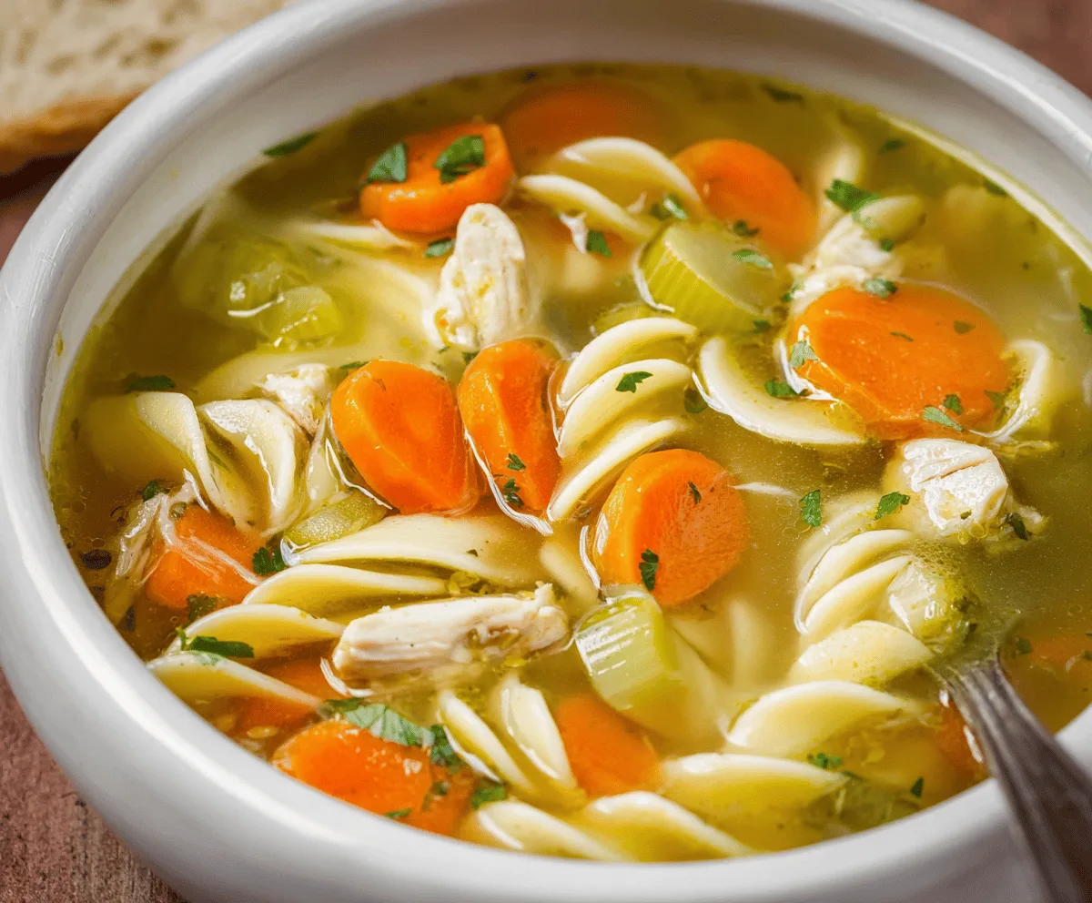 Easy Turkey Noodle Soup Recipe