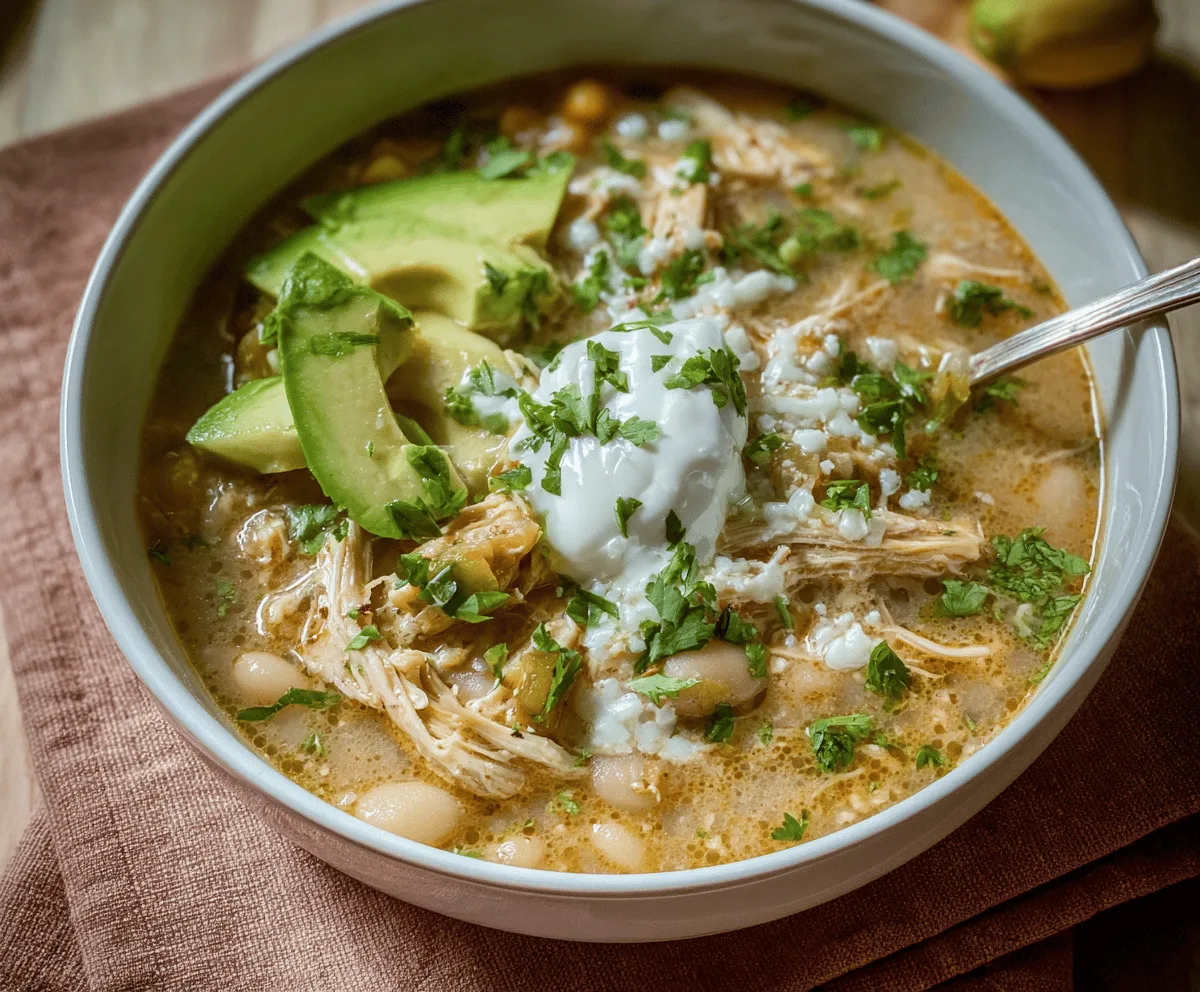 Easy White Chicken Turkey Chili