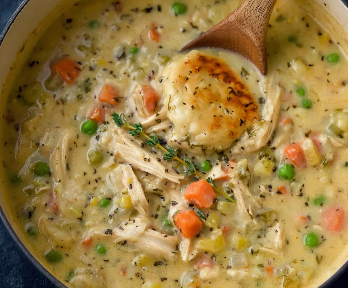 Easy Chicken Pot Pie Soup Recipe