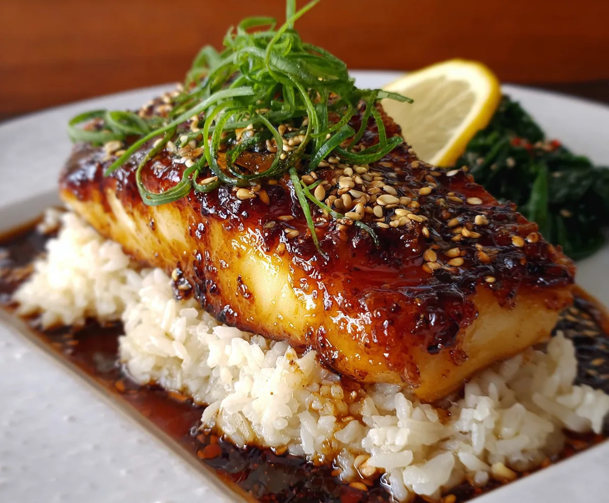 Easy Citrus Soy Cod & Rice