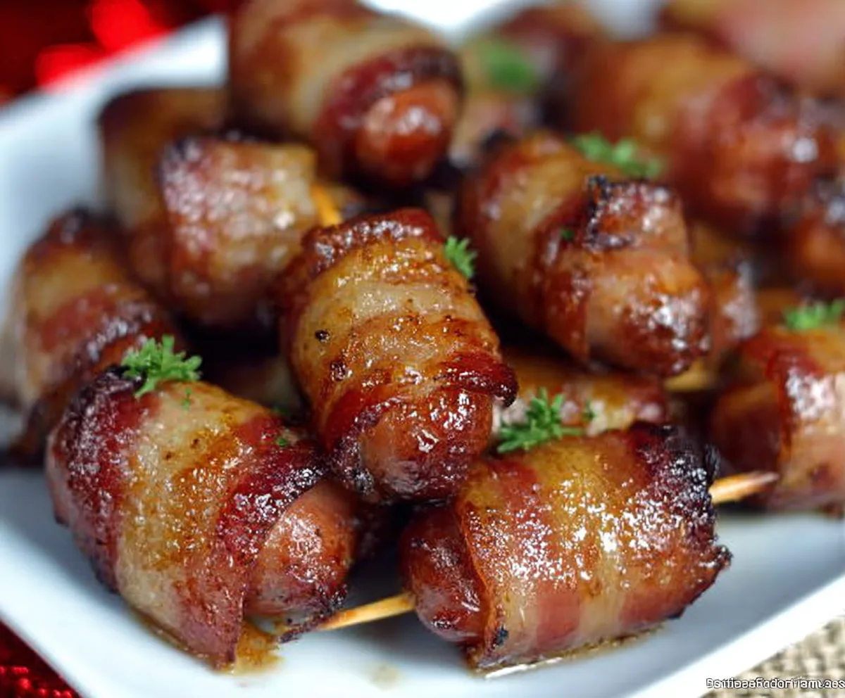 Easy Bacon Wrapped Little Smokies