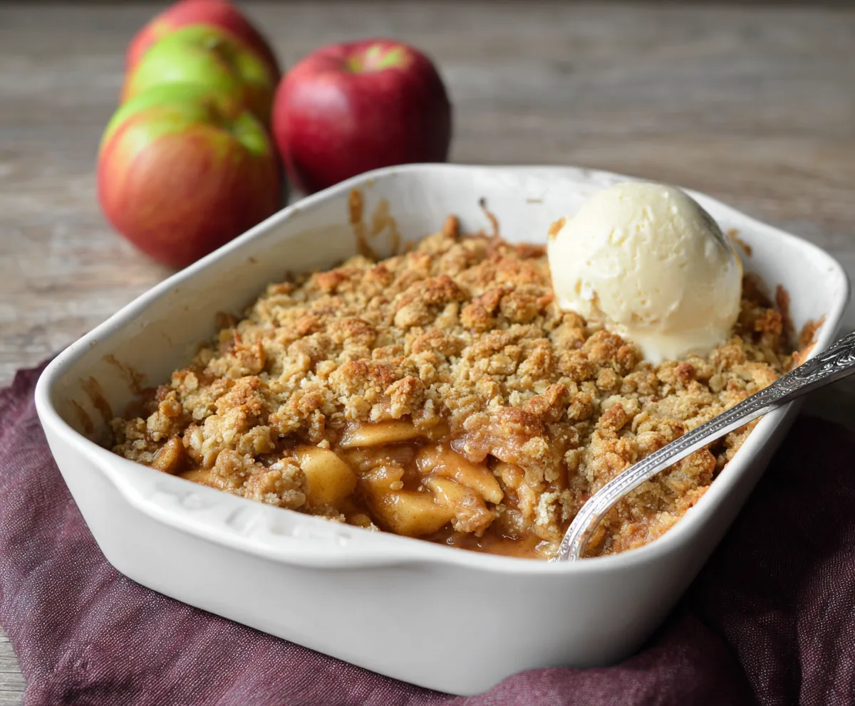 Easy Garlic Apple Crisp Recipe