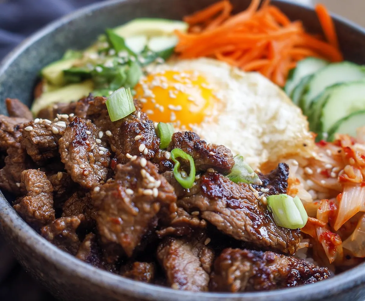 Easy Korean BBQ Beef Bowls