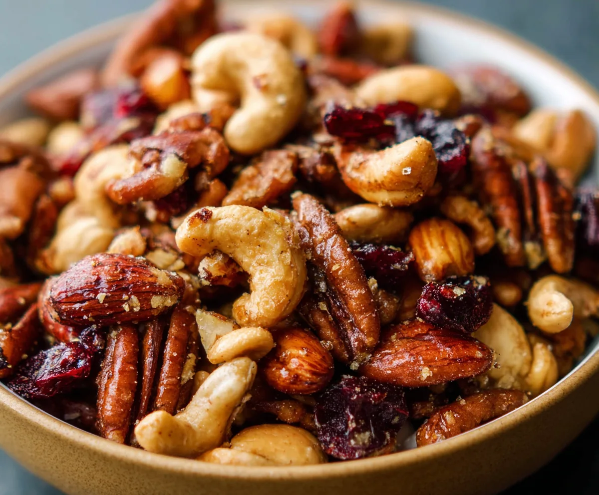 Sweet & Spicy Holiday Nuts