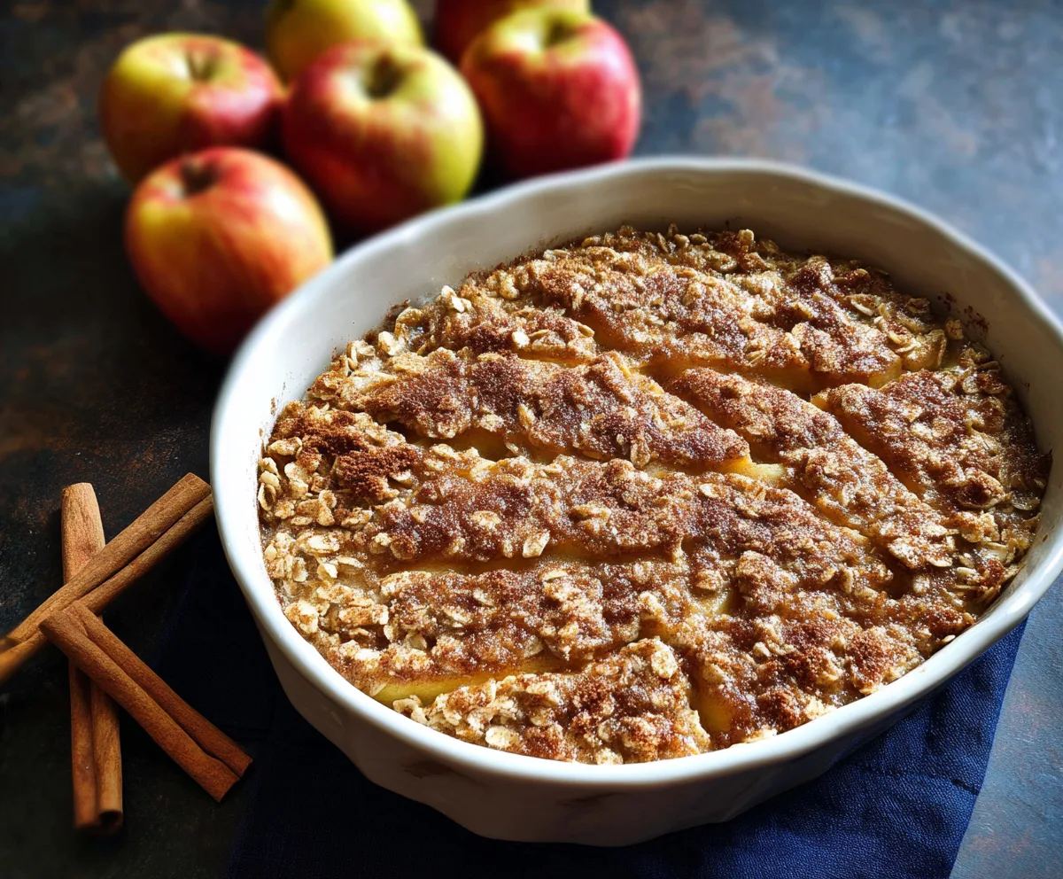 Easy Apple Cinnamon Oatmeal Bake
