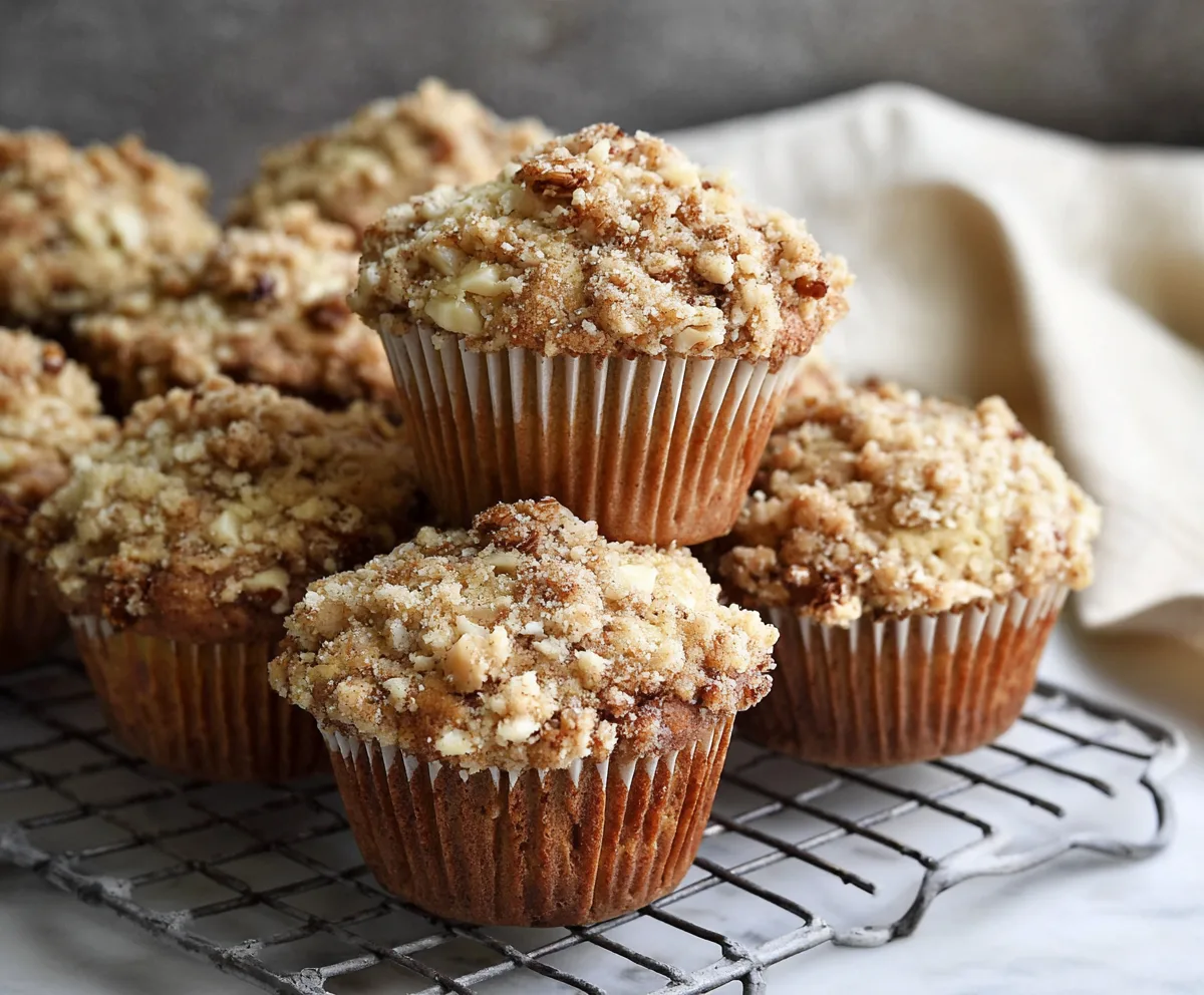 Banana Nut Muffins with Streusel Topping