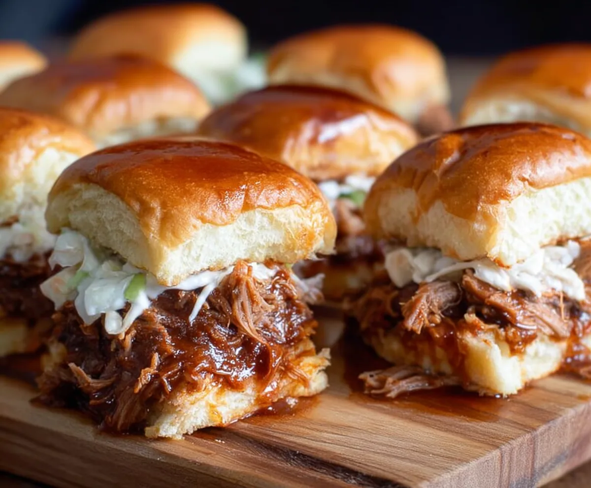 Easy BBQ Pulled Pork Sliders