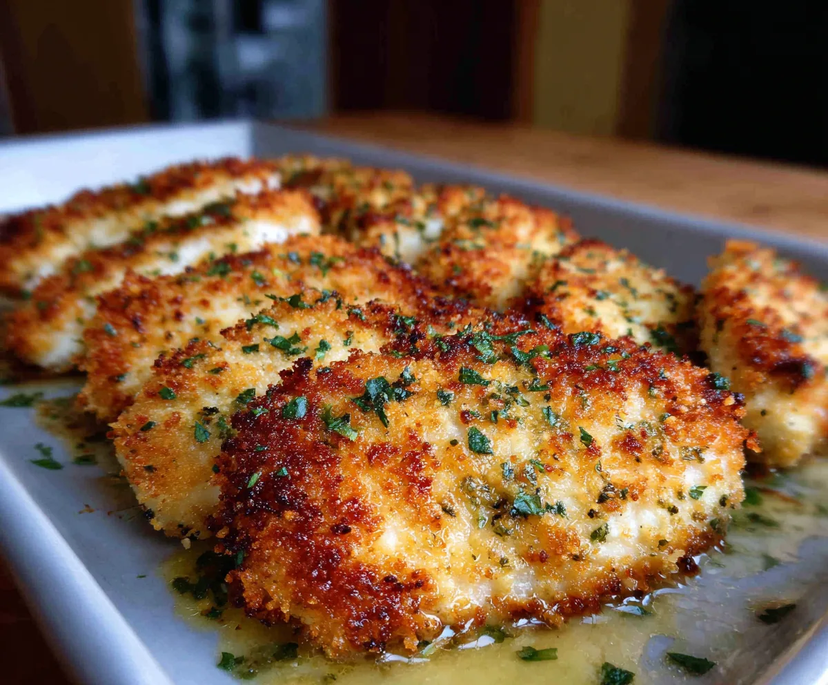 Crispy Baked Parmesan Chicken Cutlets
