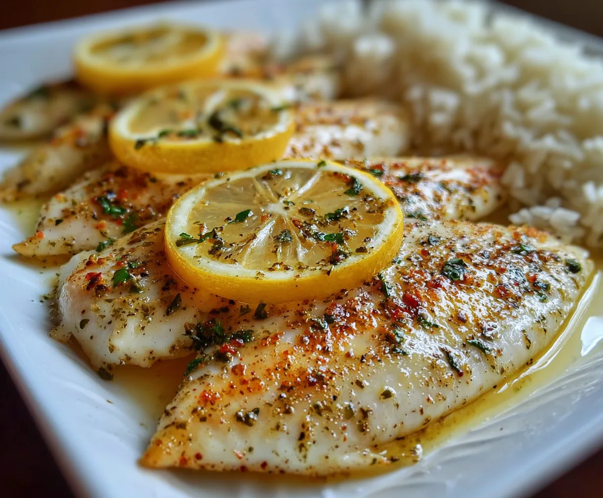 Easy Lemon Butter Baked Tilapia