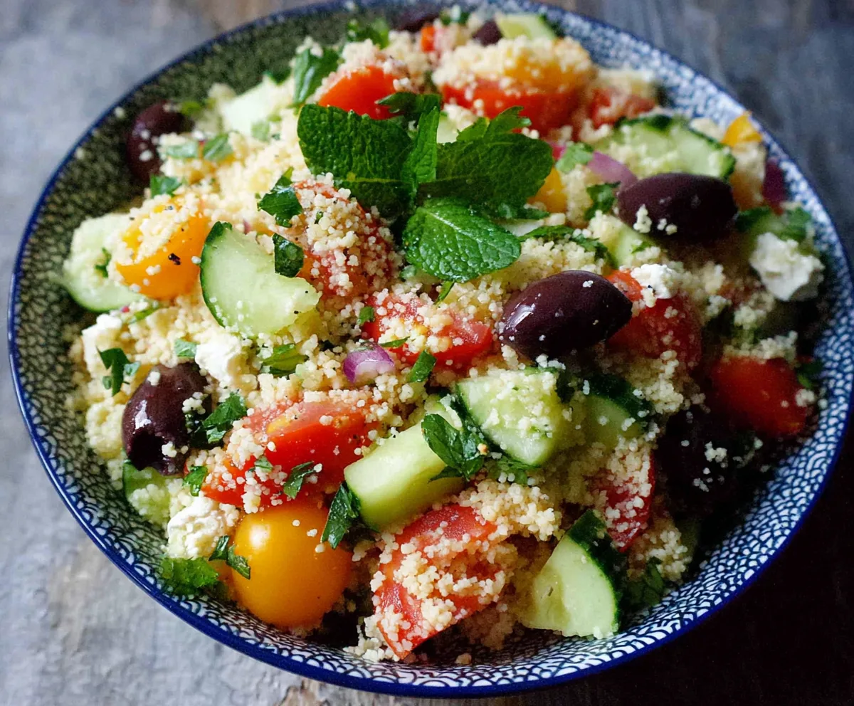 Easy Mediterranean Couscous Salad