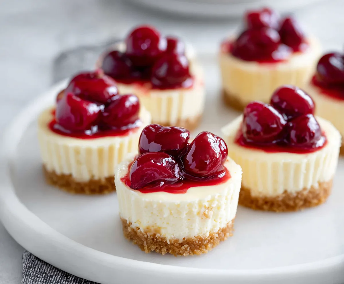 Mini Cherry Cheesecakes Recipe