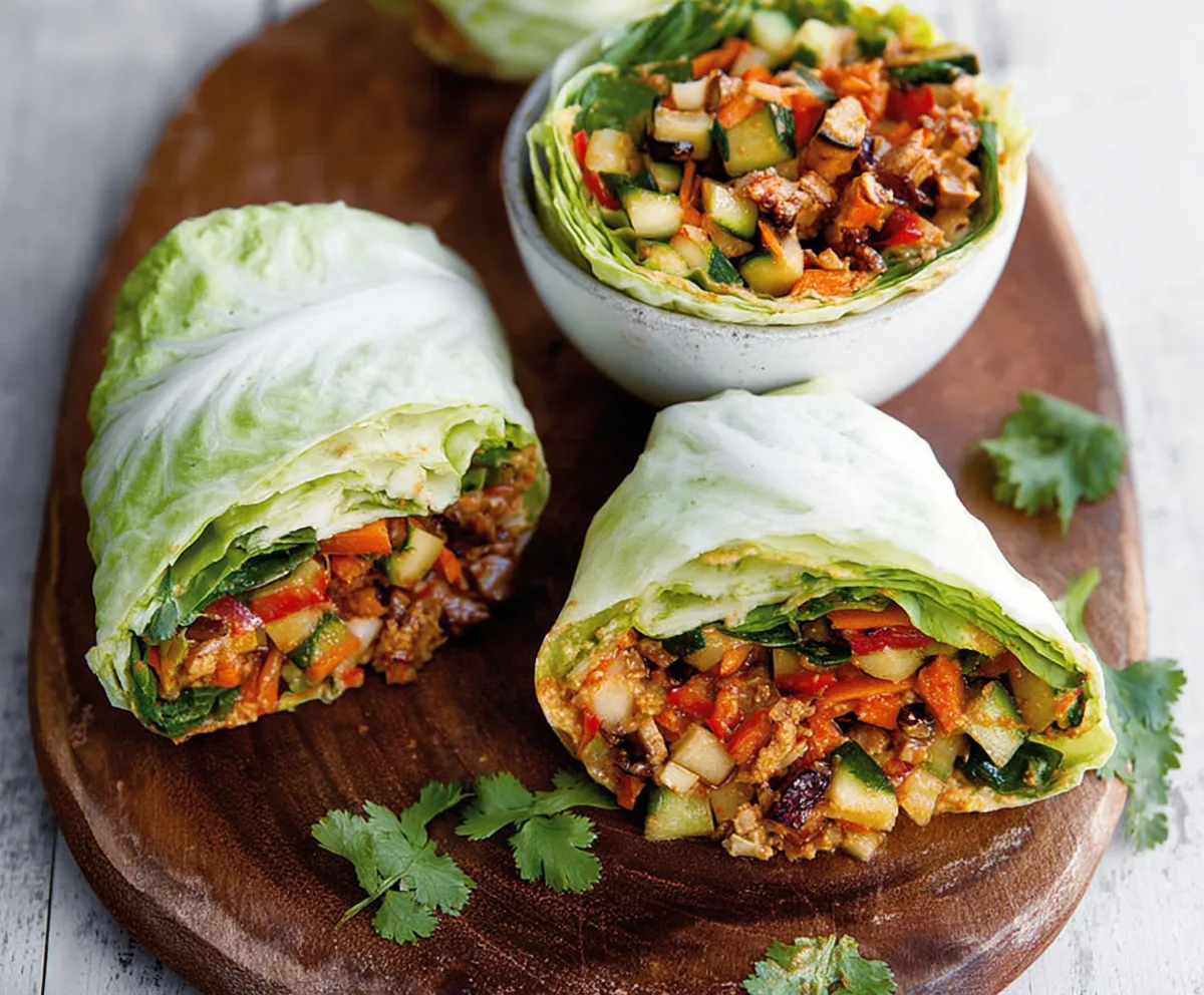 Easy Roasted Veggie Hummus Wrap