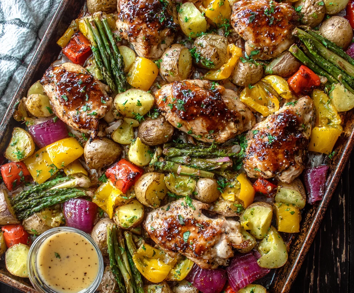 Easy Teriyaki Chicken Sheet Pan