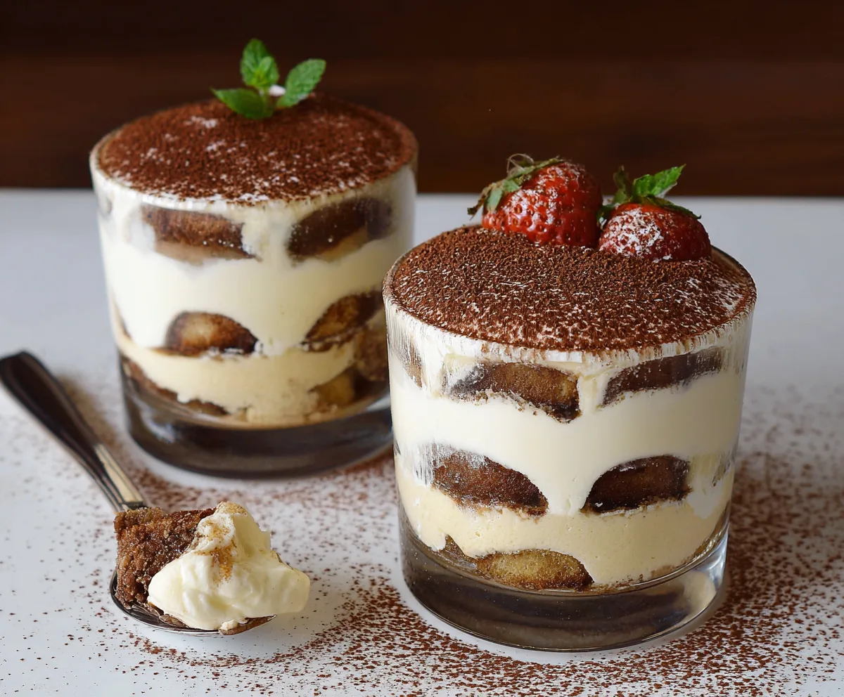 Easy Tiramisu for Two - Quick Dessert
